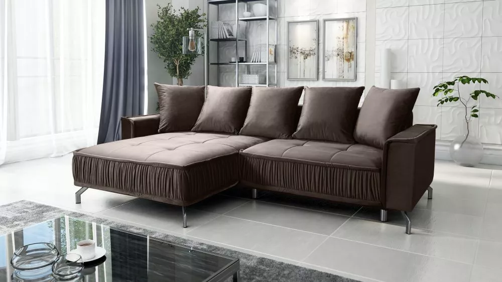 Dīvāns Diosa Corner Standard · Brūns · 173 × 277 × 95 cm