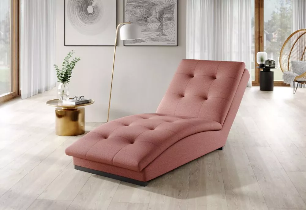 Mīksts krēsls Doro Lux Standard Sēdvietas dziļums: 116 cm, · Rozā · 85 × 170 × 95 cm