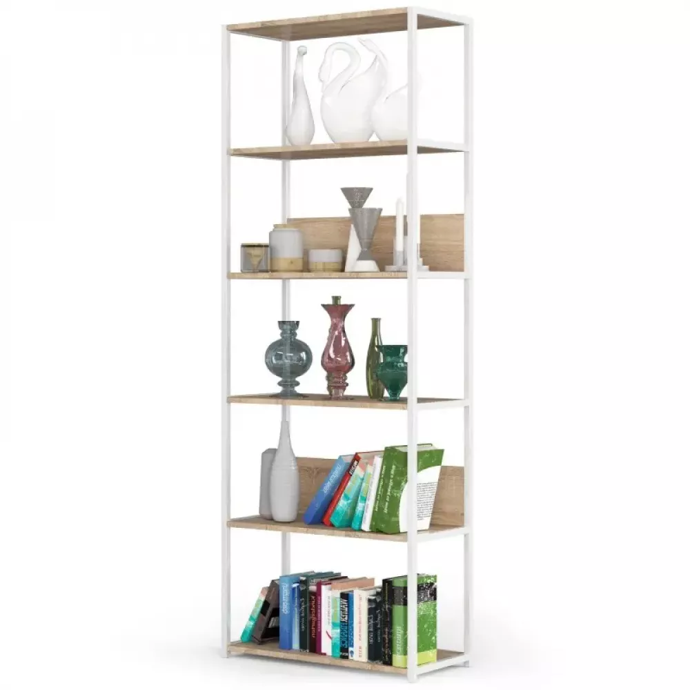 Plaukts Loft White · Ozols artisan · 70 × 192 × 32 cm