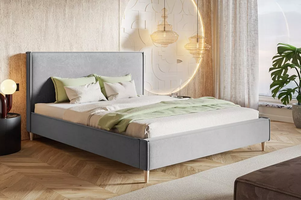 Gulta Lux 8 standard ar stelāžu Guļamvietas platums: 120 cm, Guļamvietas garums: 200 cm, stelāžas tips: koka, · Gaiši pe