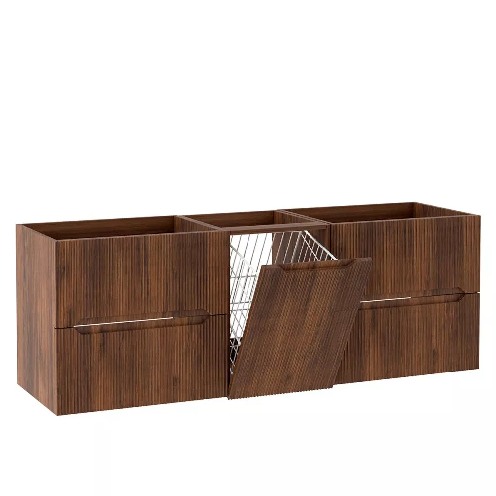 Vannas istabas komplekts Novo Set 1 · Rieksts · 57 × 160 × 45.8 cm
