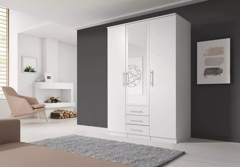 Skapis Szantal 19 · Balts · 150 × 64 × 210 cm