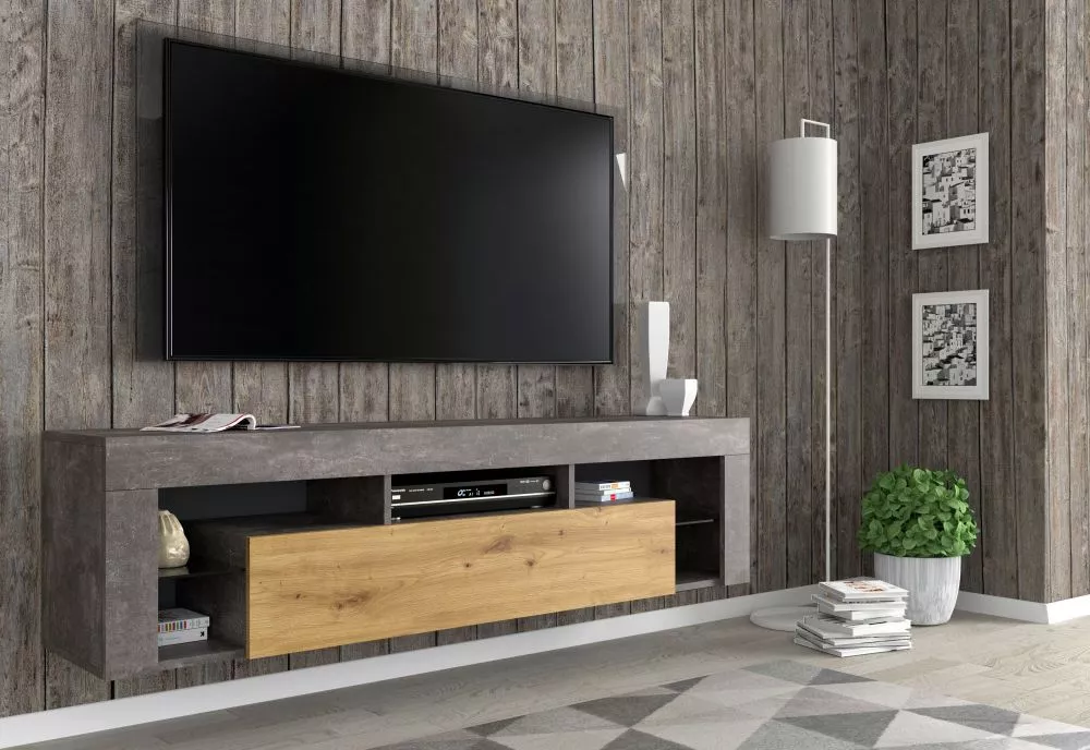 TV tumba Kaya · 160 × 34.6 × 43 cm