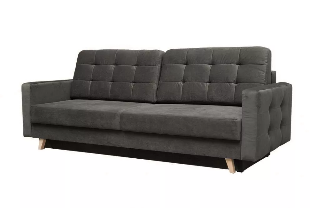 Dīvāns Vegas Sofa Premium standard · Grafīts · 97 × 229 × 95 cm