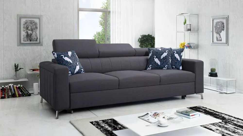 Dīvāns Baltico Sofa Standard · Tumši pelēks · 99 × 236 × 83 cm