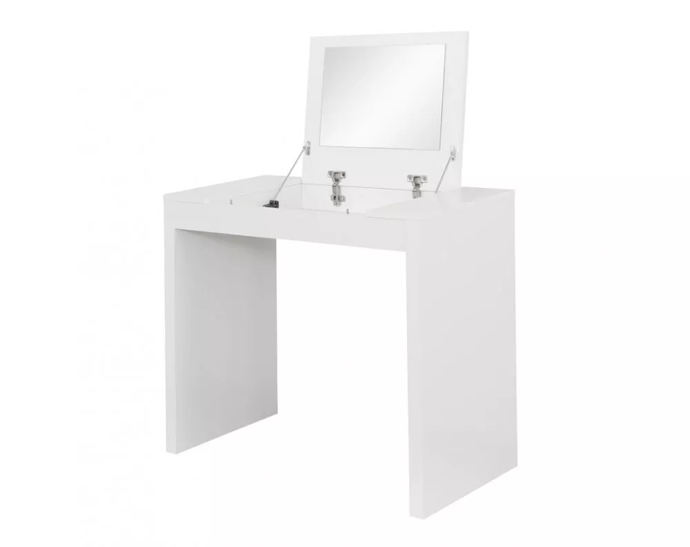 Kosmētikas galds Konsola T · Balts · 80 × 76 × 45 cm