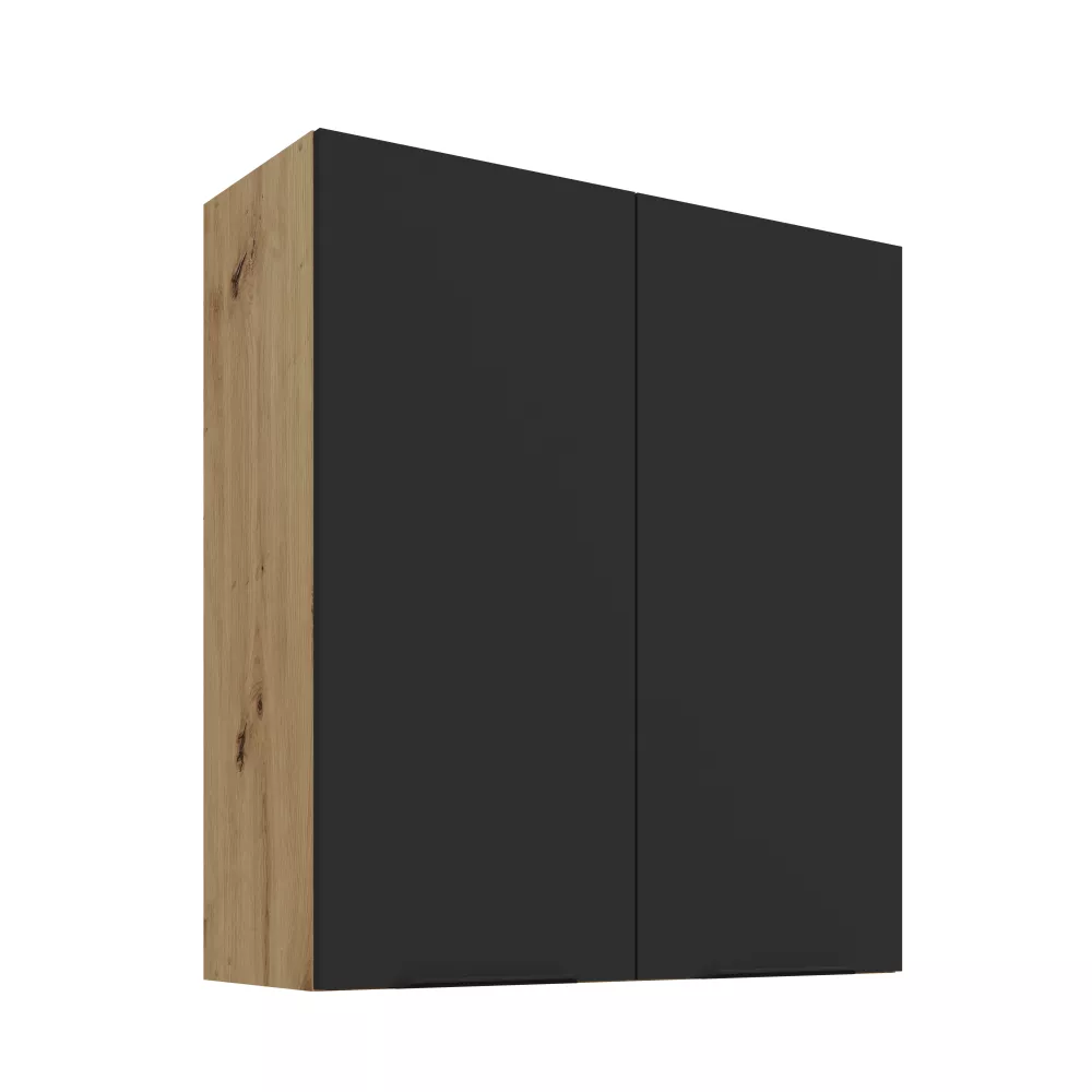 Virtuves skapis Aria Black 80 G-90 2F