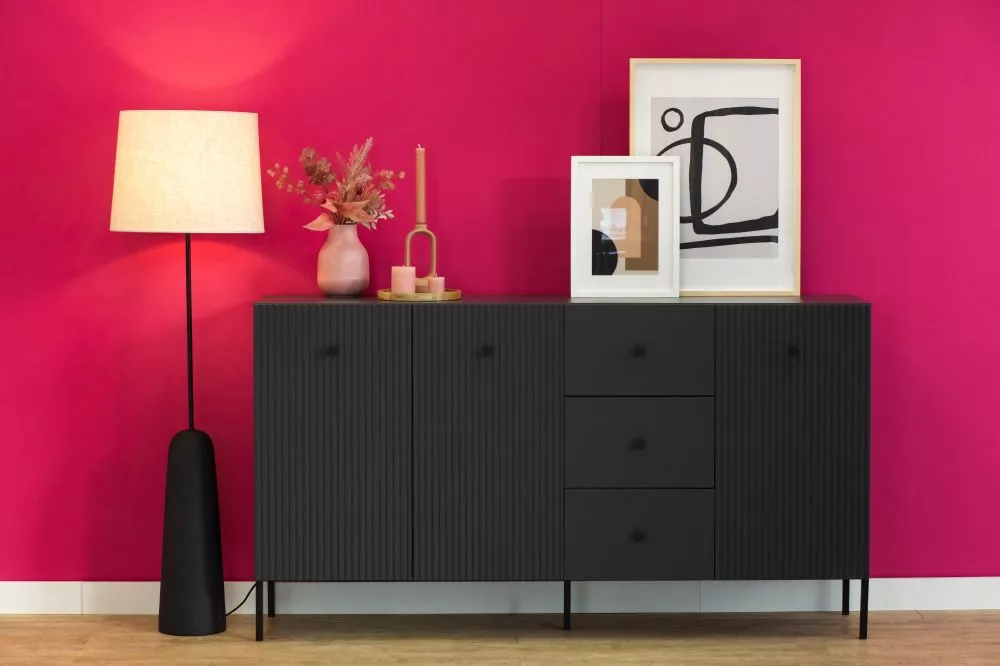 Kumode Viena K3D3S · Antracīts · 180 × 42 × 98 cm