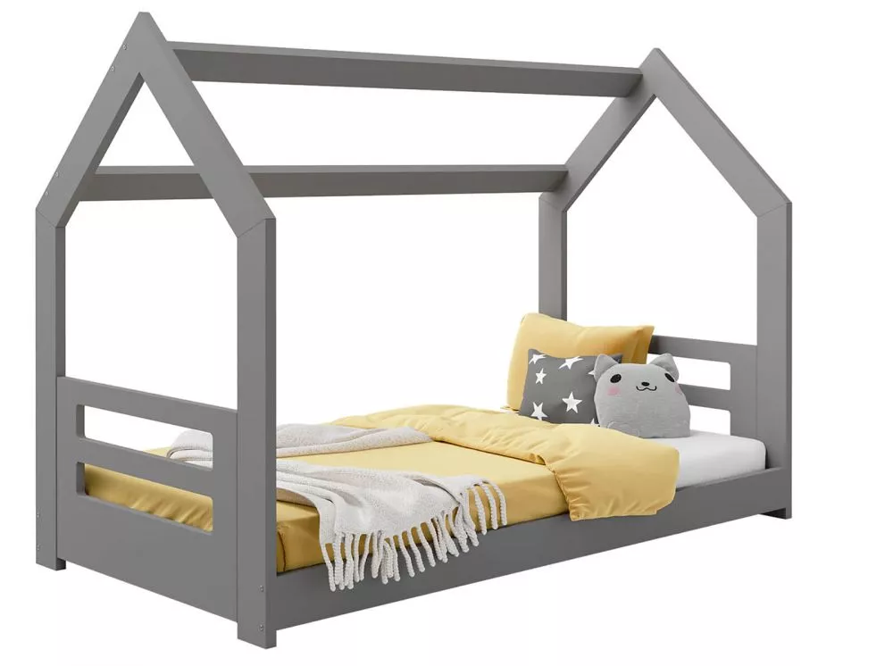 Bērnu gulta Domek D2-B ar stelāžu Guļamvietas platums: 80 cm, Guļamvietas garums: 160 cm, · 87 × 164 × 124 cm
