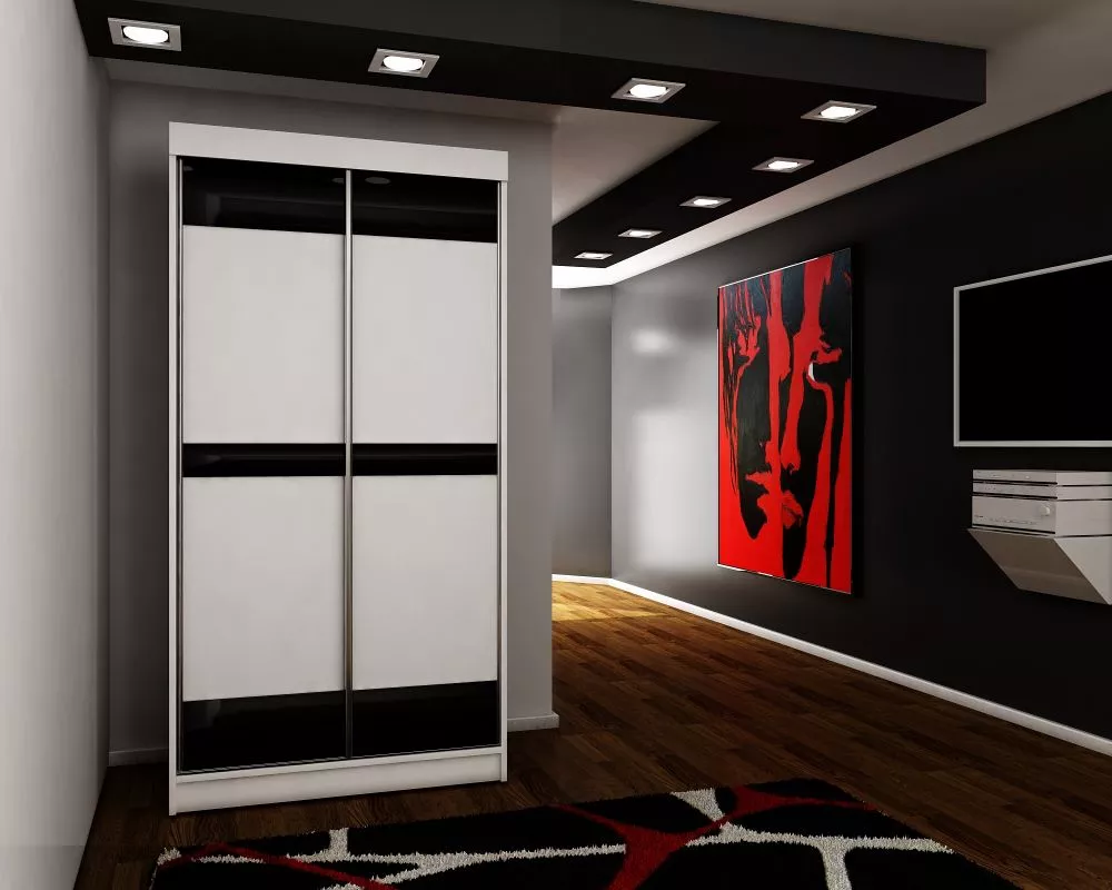 Skapis Top 16 ar LED · Balts · 100 × 62 × 200 cm