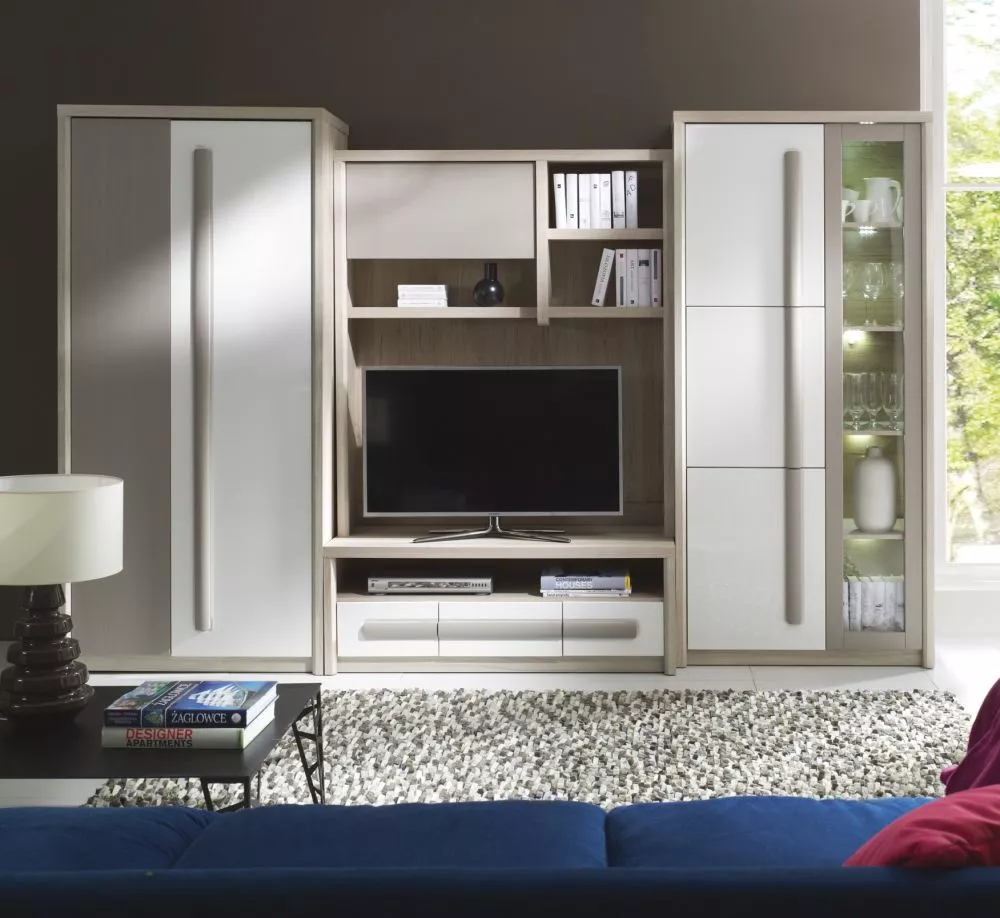 Sekcija Roma P ar LED Korpusa krāsa: goba koks, · 300 × 53 × 194 cm