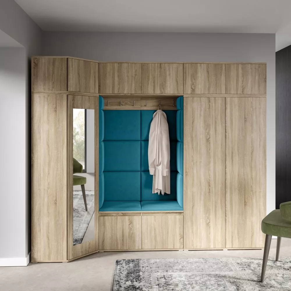 Apavu plaukts Emi 39 Trinity Korpusa krāsa: sonoma, · 260 × 225 × 70 cm