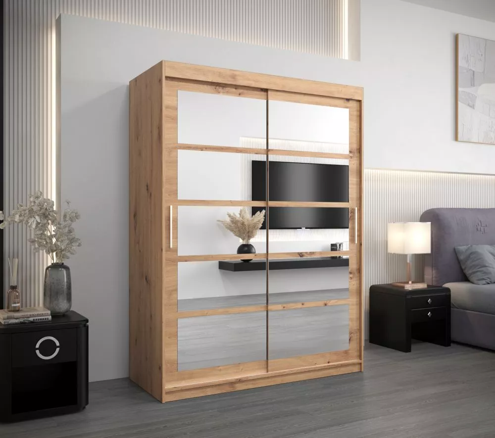 Skapis Roma 2 · Ozols artisan · 150 × 62 × 200 cm