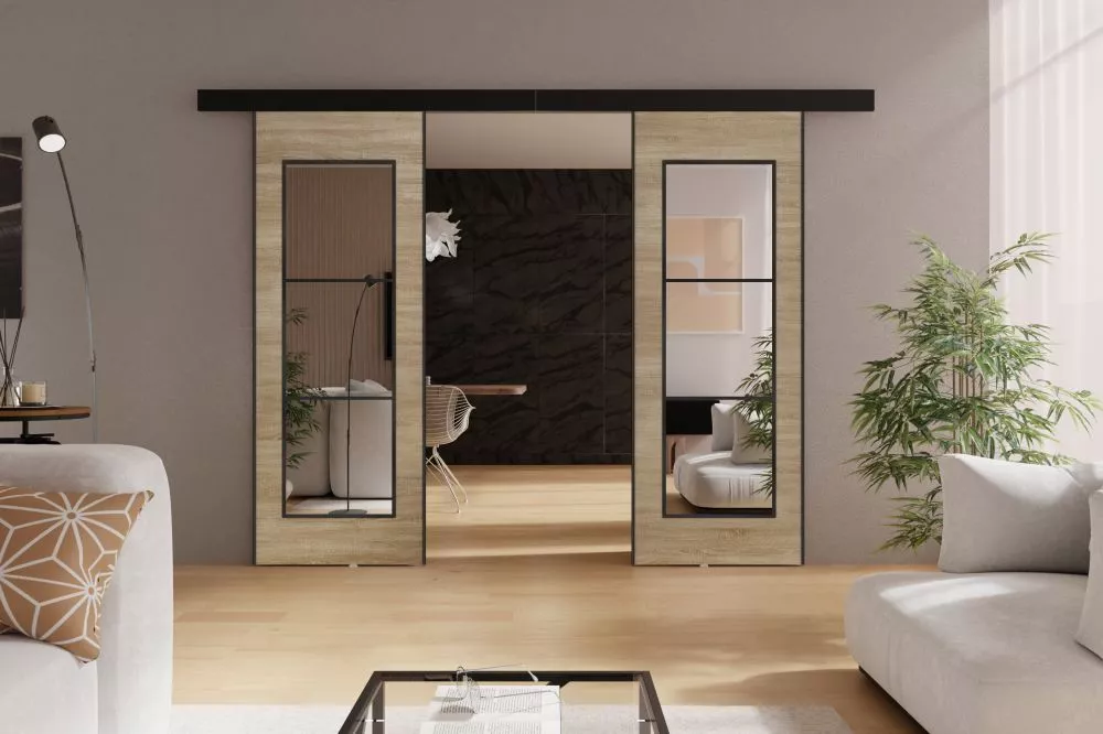 Bīdāmās durvis Tori Duo · Sonoma · 152 × 205 cm