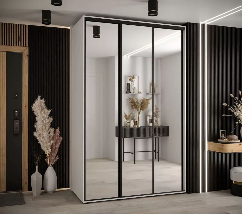 Skapis Cannes 2 · Balts · 160 × 60 × 205.2 cm