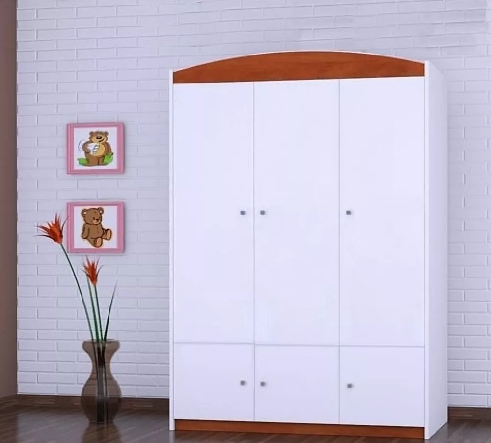 Bērnu skapis Happy SZ10-A · 132 × 54 × 187 cm