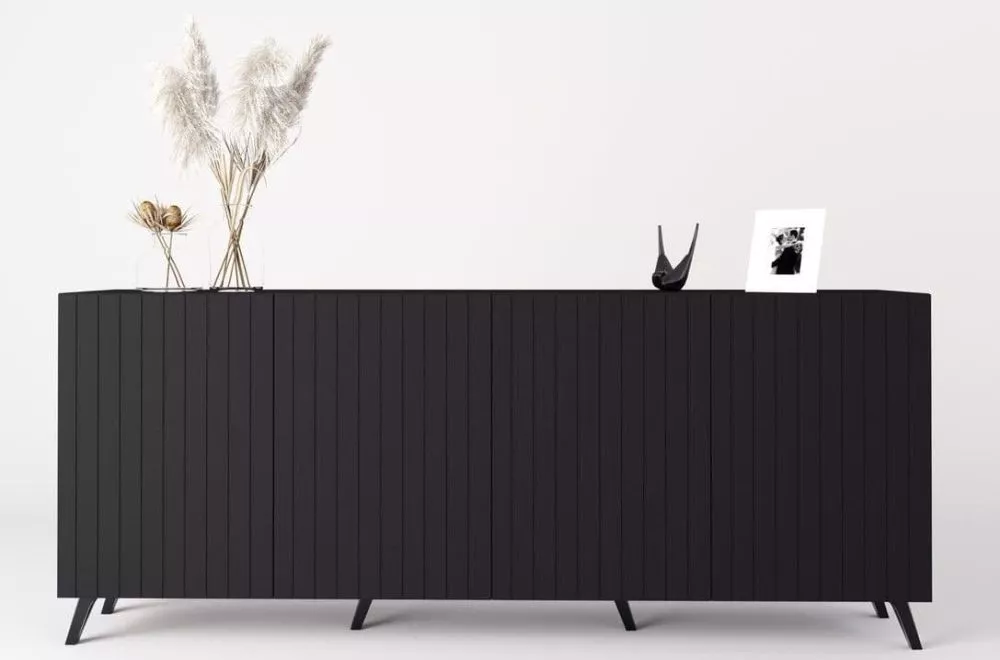 Kumode Bali Black 01 · Melns · 200 × 40 × 82 cm