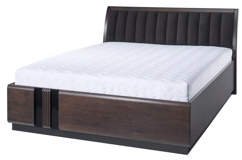 Gulta Porti ar stelāžu Guļamvietas platums: 160 cm, Guļamvietas garums: 200 cm, · Ozols šokolādes · 169 × 224 × 99 cm
