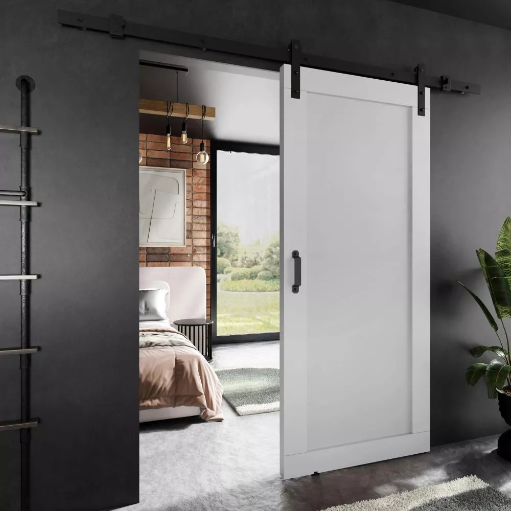 Bīdāmās durvis Adio Loft-1 · Balts · 96 × 205 cm