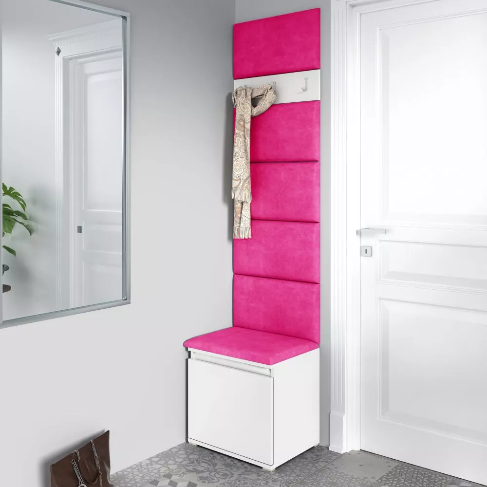 Apavu plaukts Emi 7 Trinity Korpusa krāsa: balts, · 50 × 215 × 40 cm