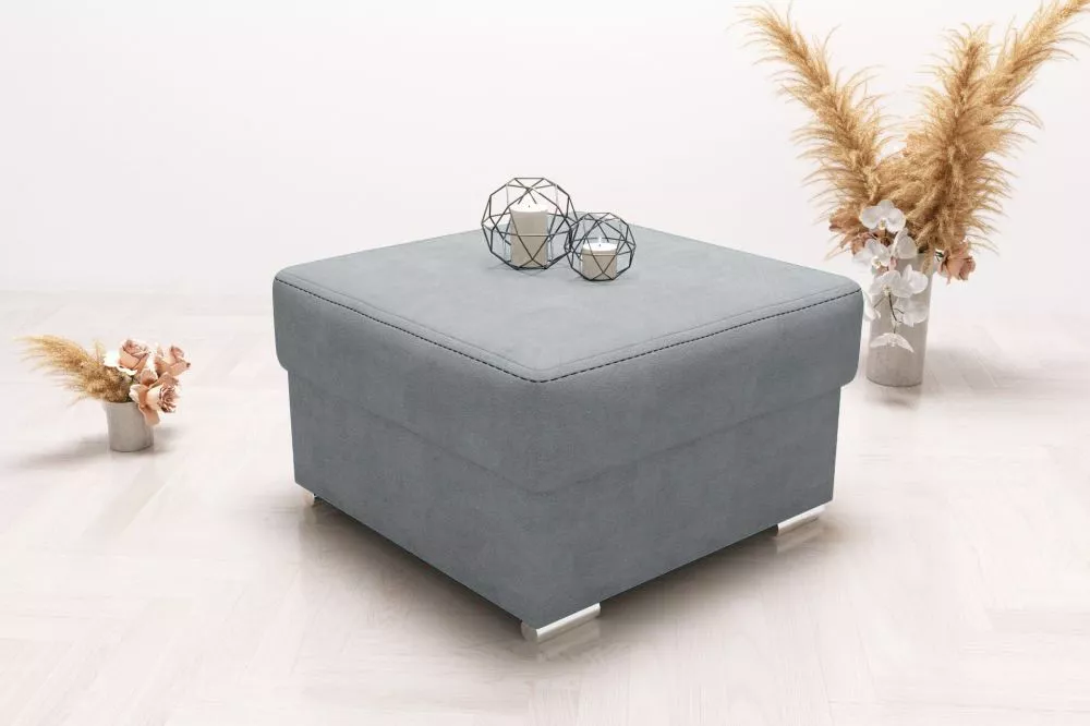 Pufs P Square Classic standard Auduma numurs: Terra 88, · Pelēks · 70 × 42 × 70 cm