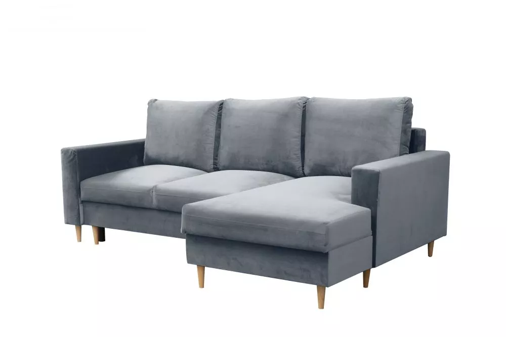 Dīvāns Wave Corner standard · Pelēks · 145 × 230 × 92 cm