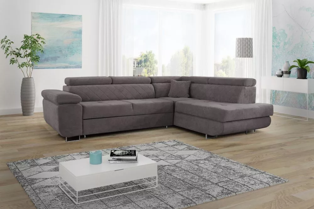 Dīvāns Laguna standard · Brūns · 202 × 275 × 85 cm