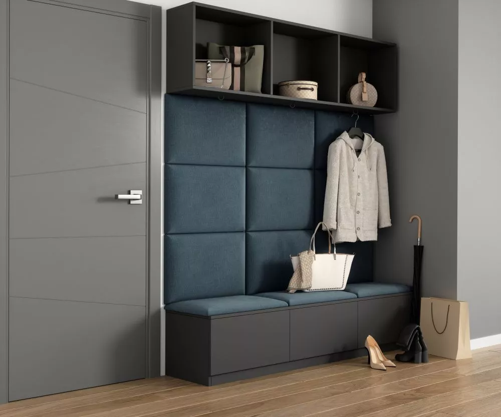 Panelis Quadratta 180x120 · Zils · 180 × 120 cm