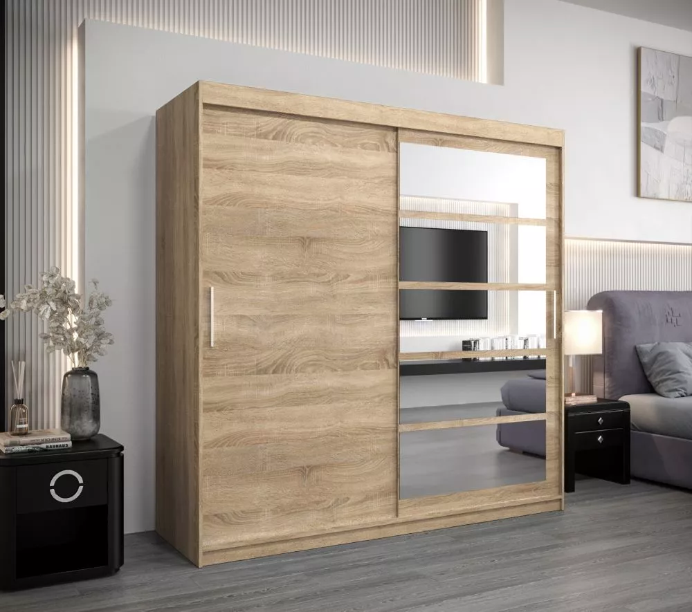 Skapis Roma 1 · Sonoma · 200 × 62 × 200 cm