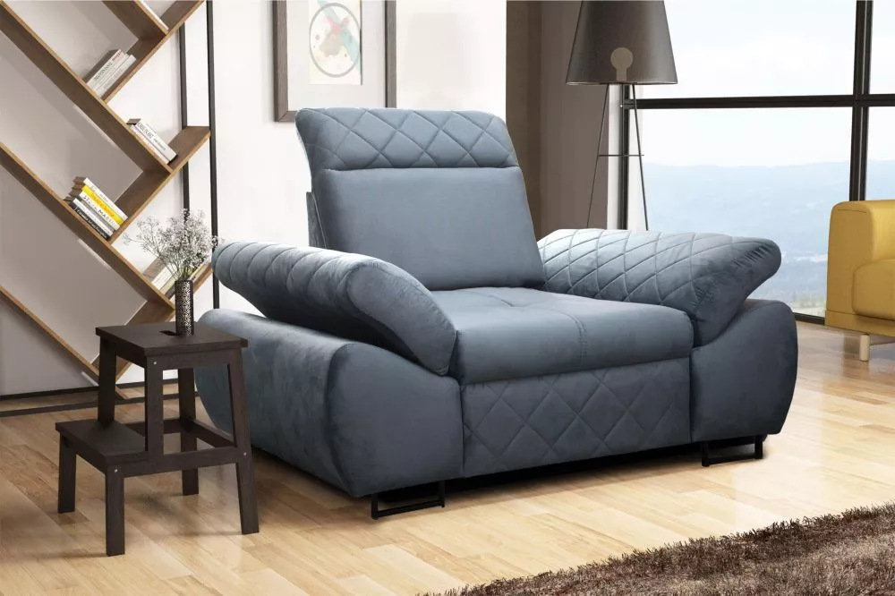 Mīksts krēsls Selly 1S standard · Tumši pelēks · 137 × 100 × 90 cm