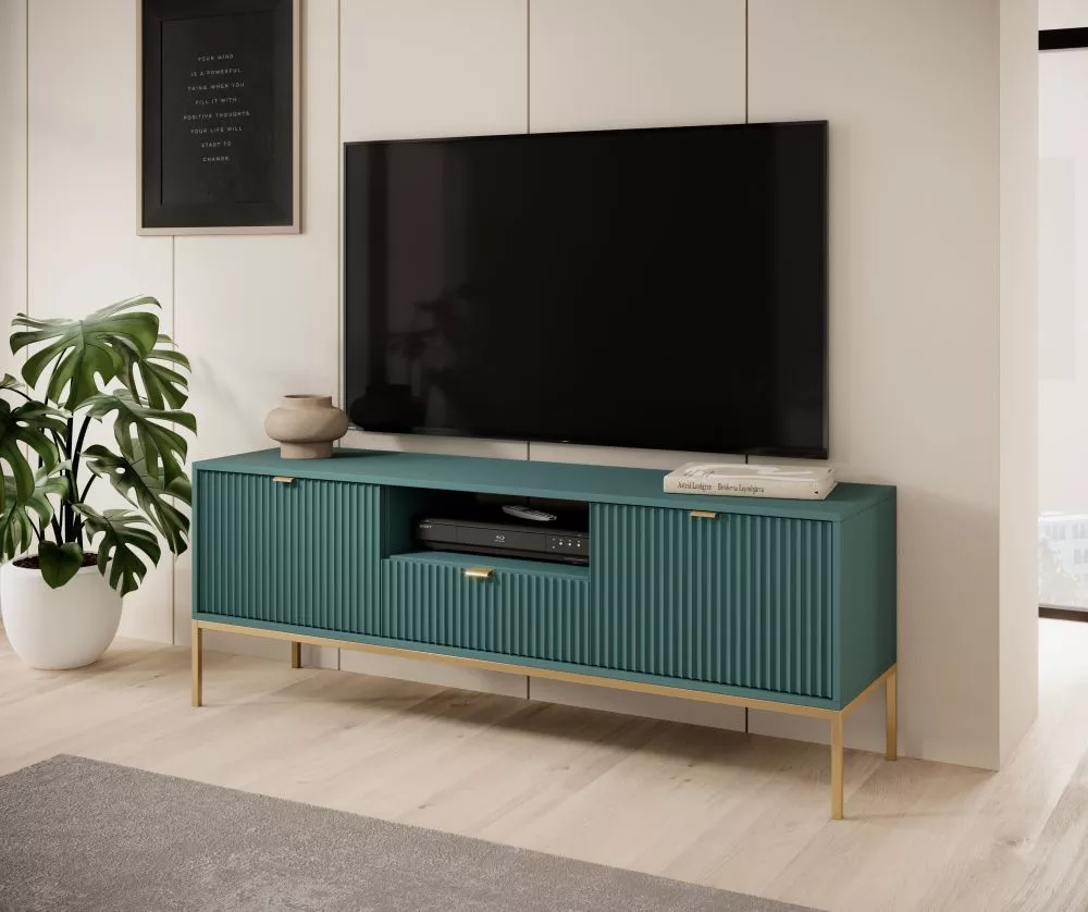 TV tumba Nova Gold RTV-154 · Zaļš · 154 × 39 × 56 cm