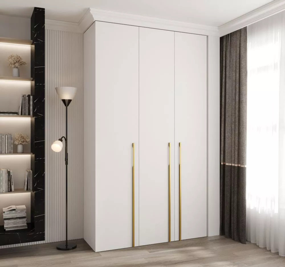 Skapis Como 3 · Balts · 140 × 50 × 245.5 cm