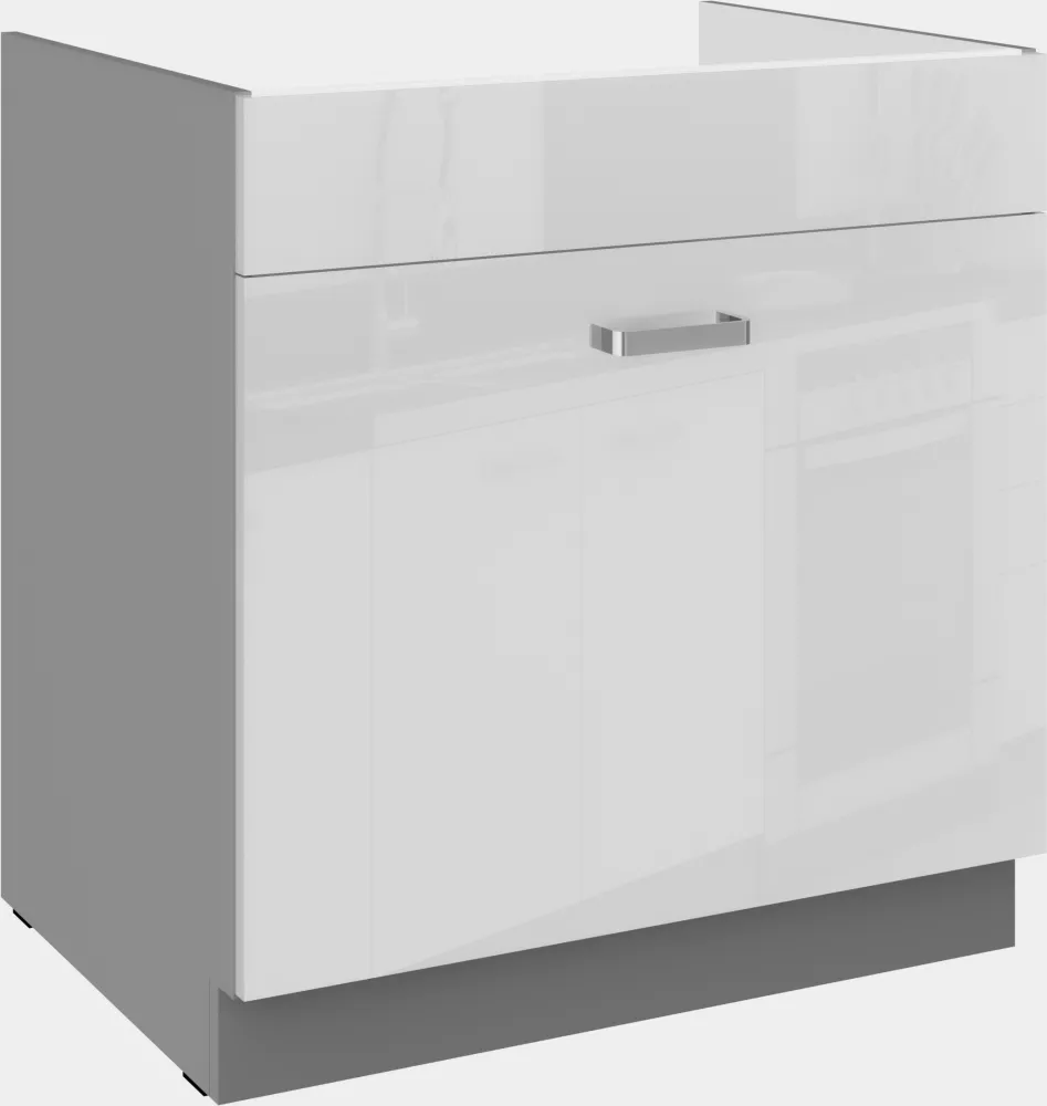 Virtuves skapis Bianka 80 ZL 1S BB