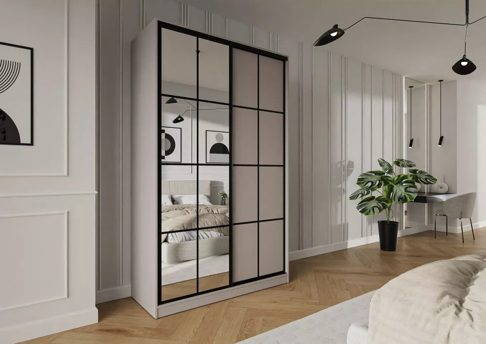 Skapis Trend 12 150 · Kašmira · 150 × 60 × 245 cm