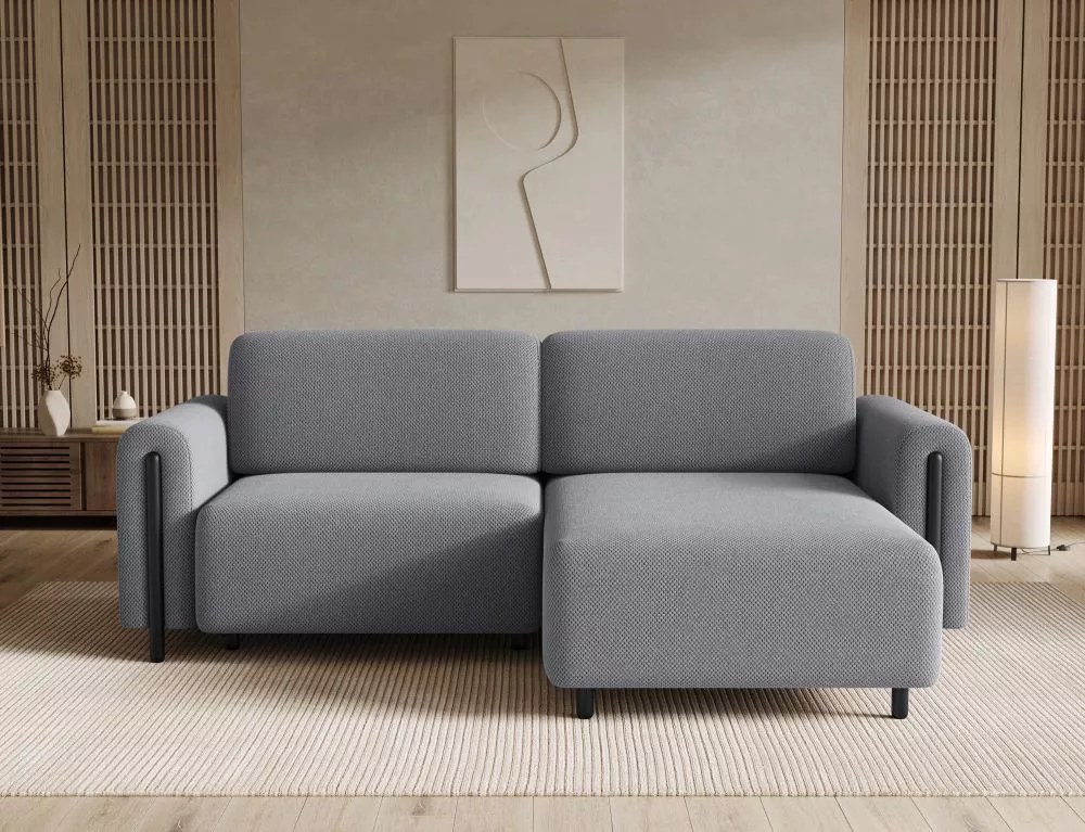 Dīvāns Acossta Black Standard · Pelēks · 154 × 244 × 95 cm