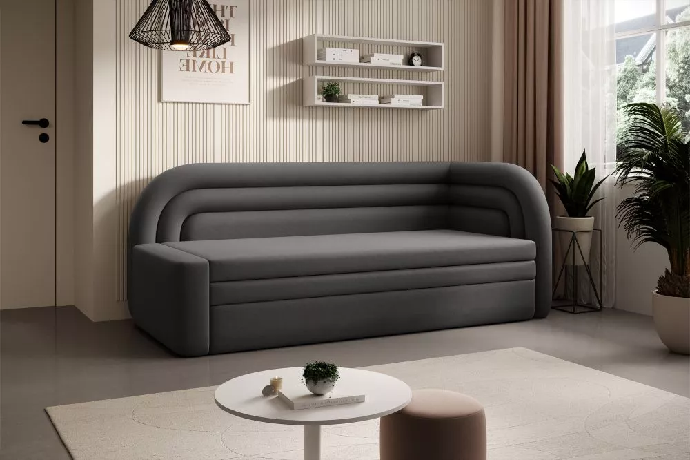 Dīvāns Fabillo Standard · Tumši pelēks · 86 × 223 × 80 cm