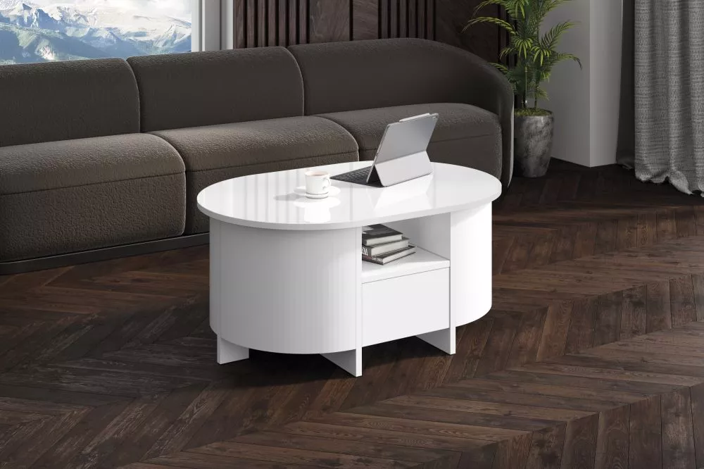 Žurnālgalds Lumia Gloss Korpusa krāsa: balts, · 100 × 68 × 44 cm