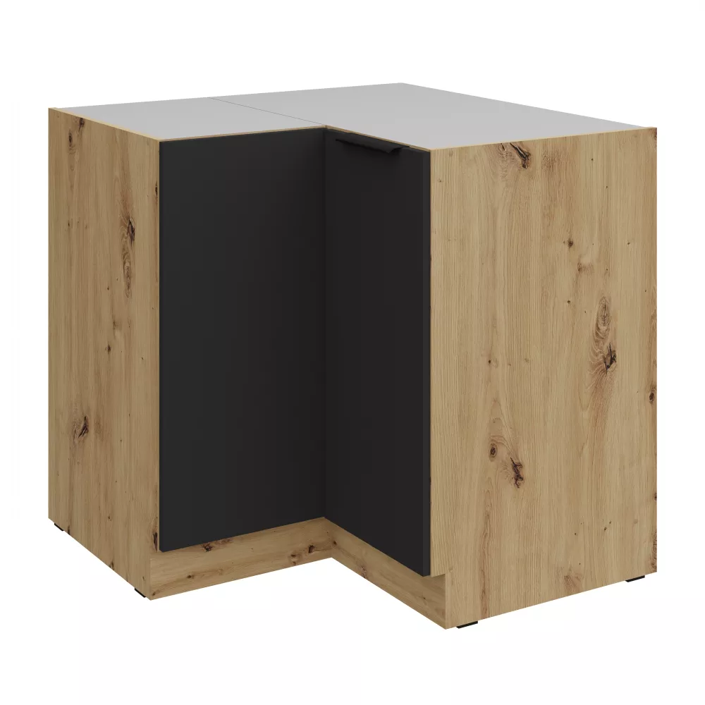 Virtuves skapis Aria Black 90x90 DN 2F BB