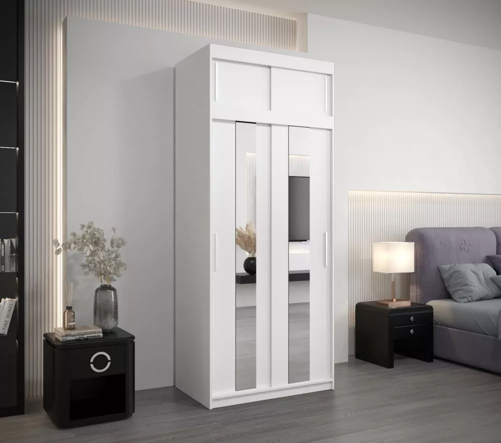 Skapis Pole Premium · Balts · 100 × 62 × 240 cm