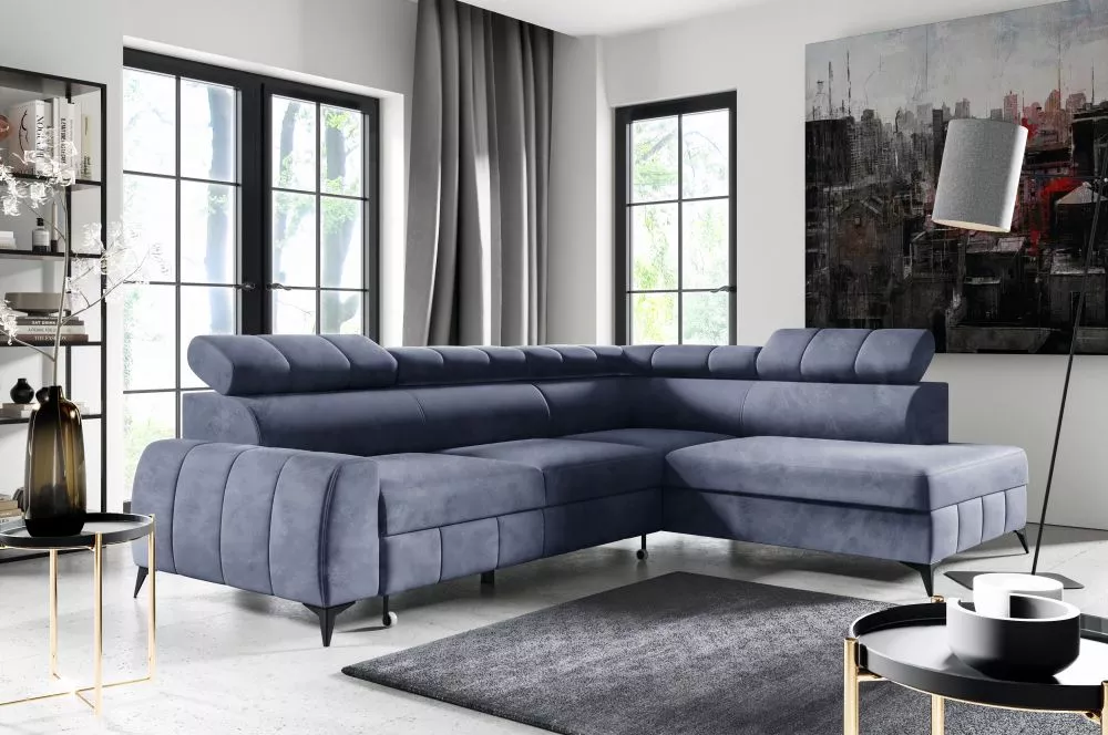 Dīvāns London Relax standard · Tumši pelēks · 203 × 279 × 83 cm