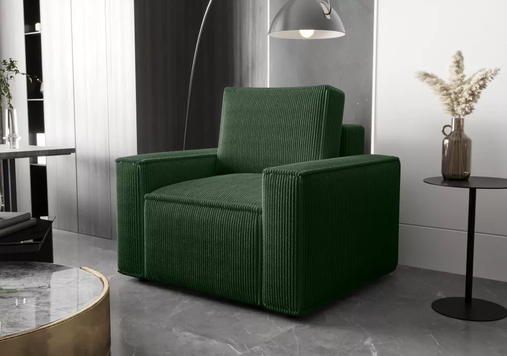 Mīksts krēsls Ambro 1S standard · Zaļš · 102 × 90 × 85 cm