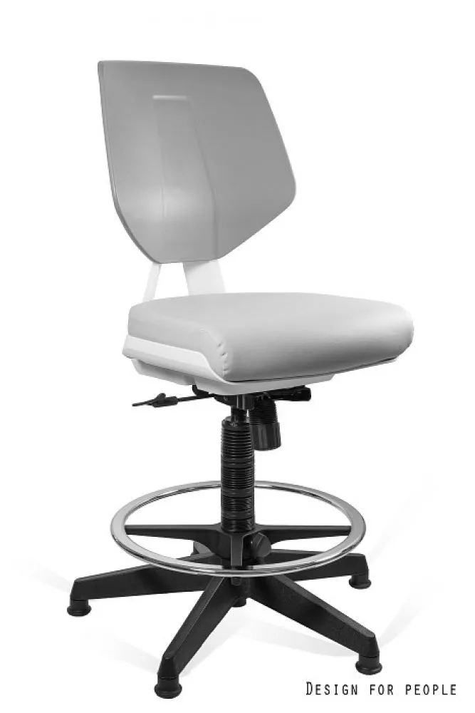 Datorkrēsls Kaden Korpusa krāsa: pelēks, Elementu krāsa: pelēks, Sēdvietas platums: 45 cm, · 62 × 65 × 111 cm