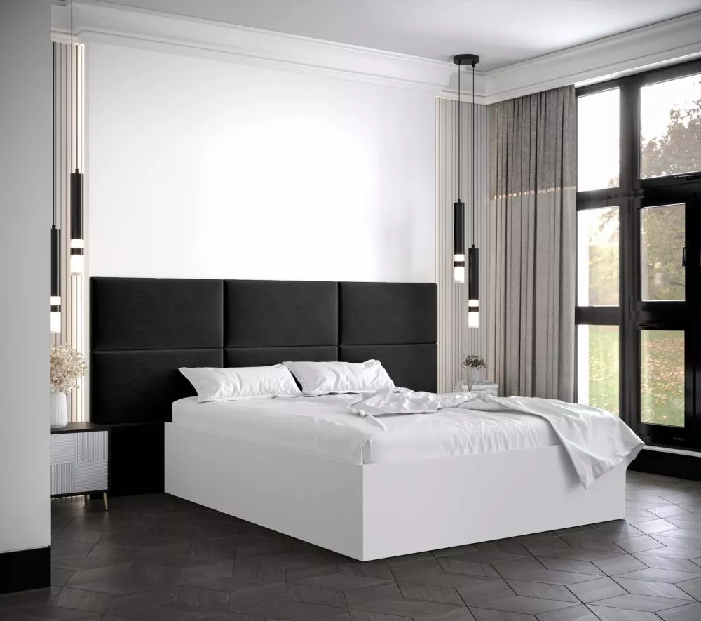 Gulta Bella 2 ar stelāžu Guļamvietas platums: 140 cm, Korpusa krāsa: balts, Guļamvietas garums: 200 cm, stelāžas tips: k