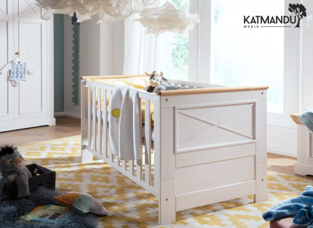 Bērnu gultiņa Marone Kids ar stelāžu Korpusa krāsa: balts, Guļamvietas platums: 70 cm, Guļamvietas garums: 140 cm, Eleme