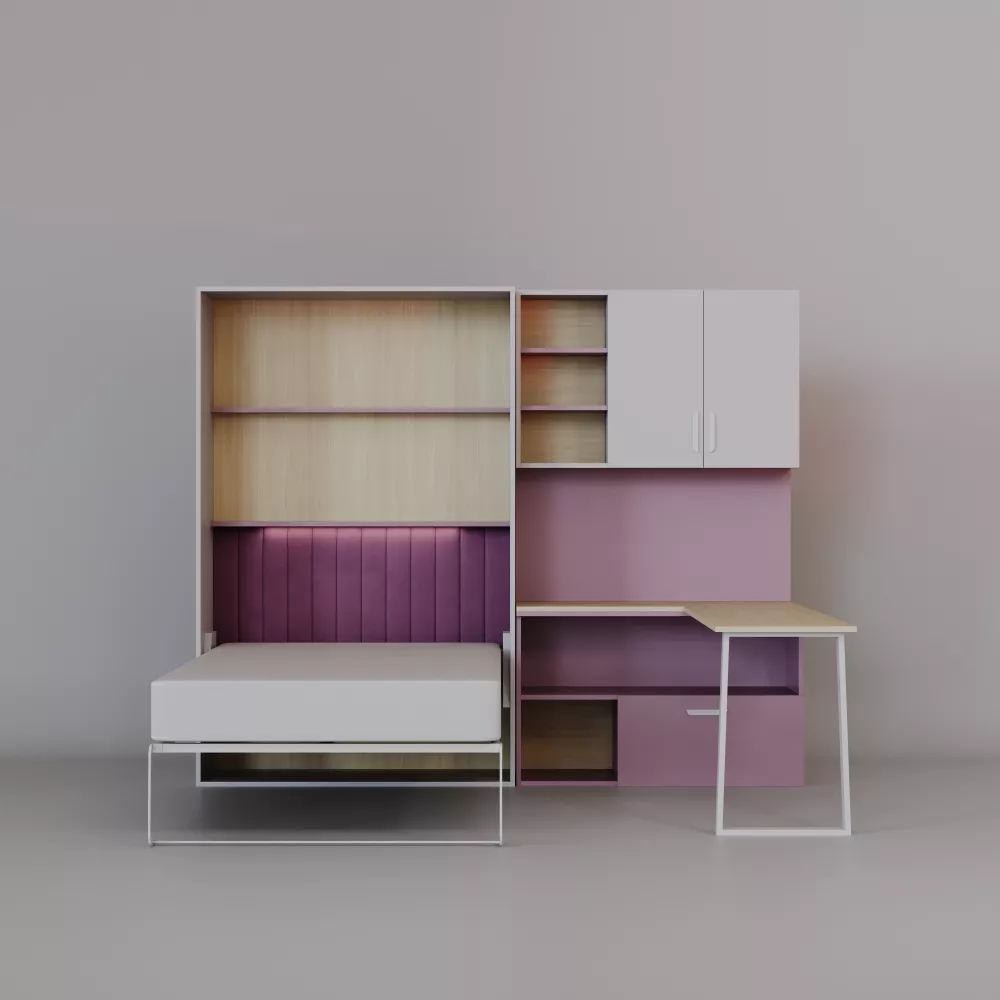 Bērnu gulta Lumio flexi B Guļamvietas platums: 120 cm, Guļamvietas garums: 200 cm, · 254 × 137 × 208.4 cm