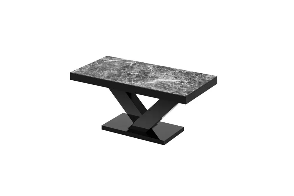 Žurnālgalds Victoria Mini Gloss Korpusa krāsa: tumšais marmors, · 120 × 60 × 49 cm