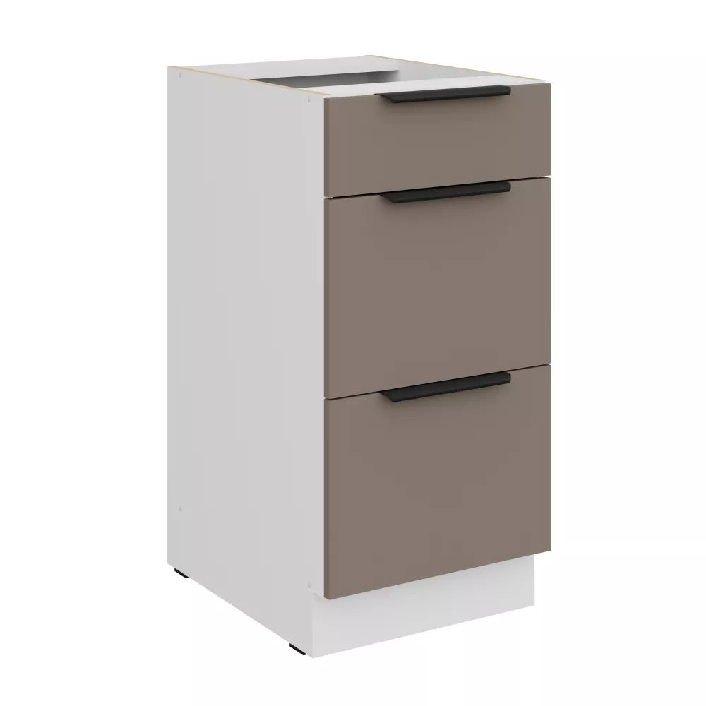 Virtuves skapis Aria Sandgrau 40 D 3S BB