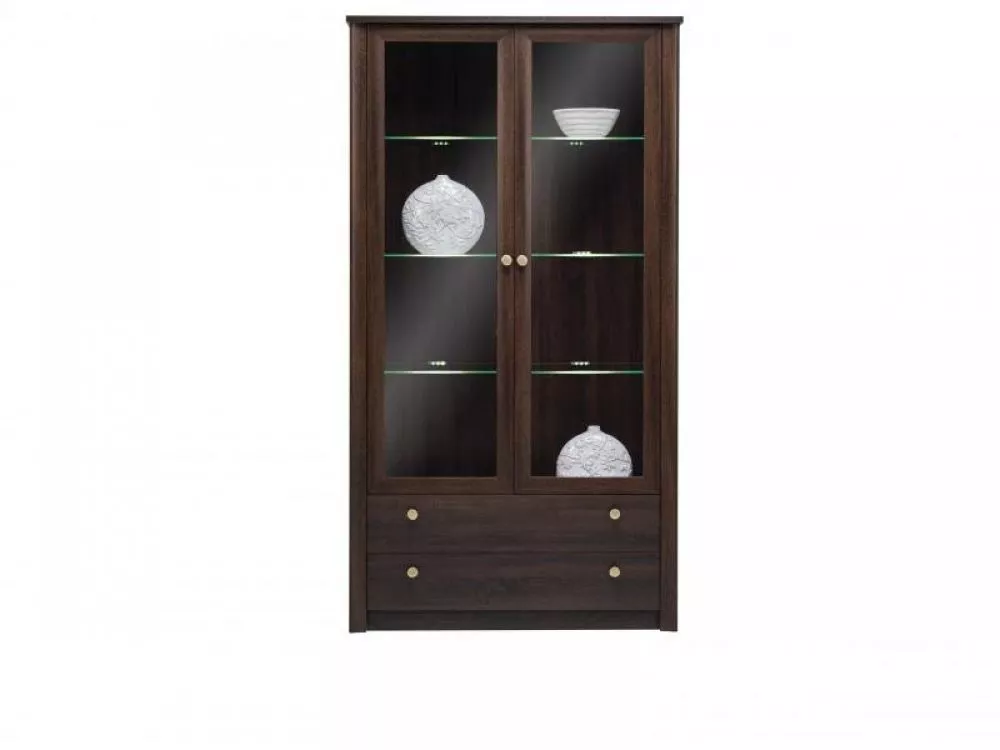 Sekcija Finezja F22 · Šokolādes sonoma · 110 × 41 × 202 cm