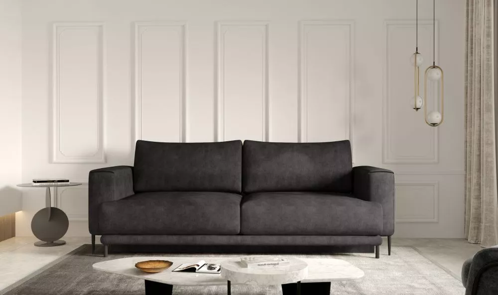 Dīvāns Dalia Premium standard · Grafīts · 95 × 260 × 90 cm