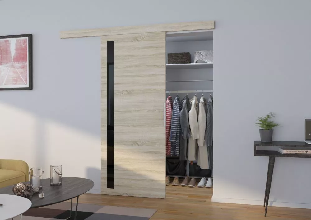 Bīdāmās durvis Lira · Ozols sonoma · 106 × 205 cm